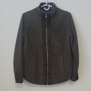 AF Women's Black Sherpa Jacket